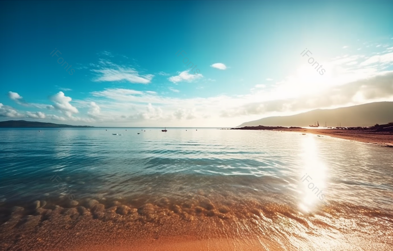 实拍在阳光下的大海风景,高清,摄影图,摄影图片,图片大全,摄影图免费下载